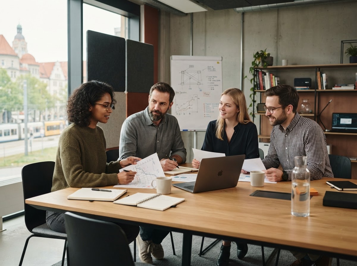 Sevun Pavolena Team bei der Auswertung von Finanzdaten und Portfoliomodellen